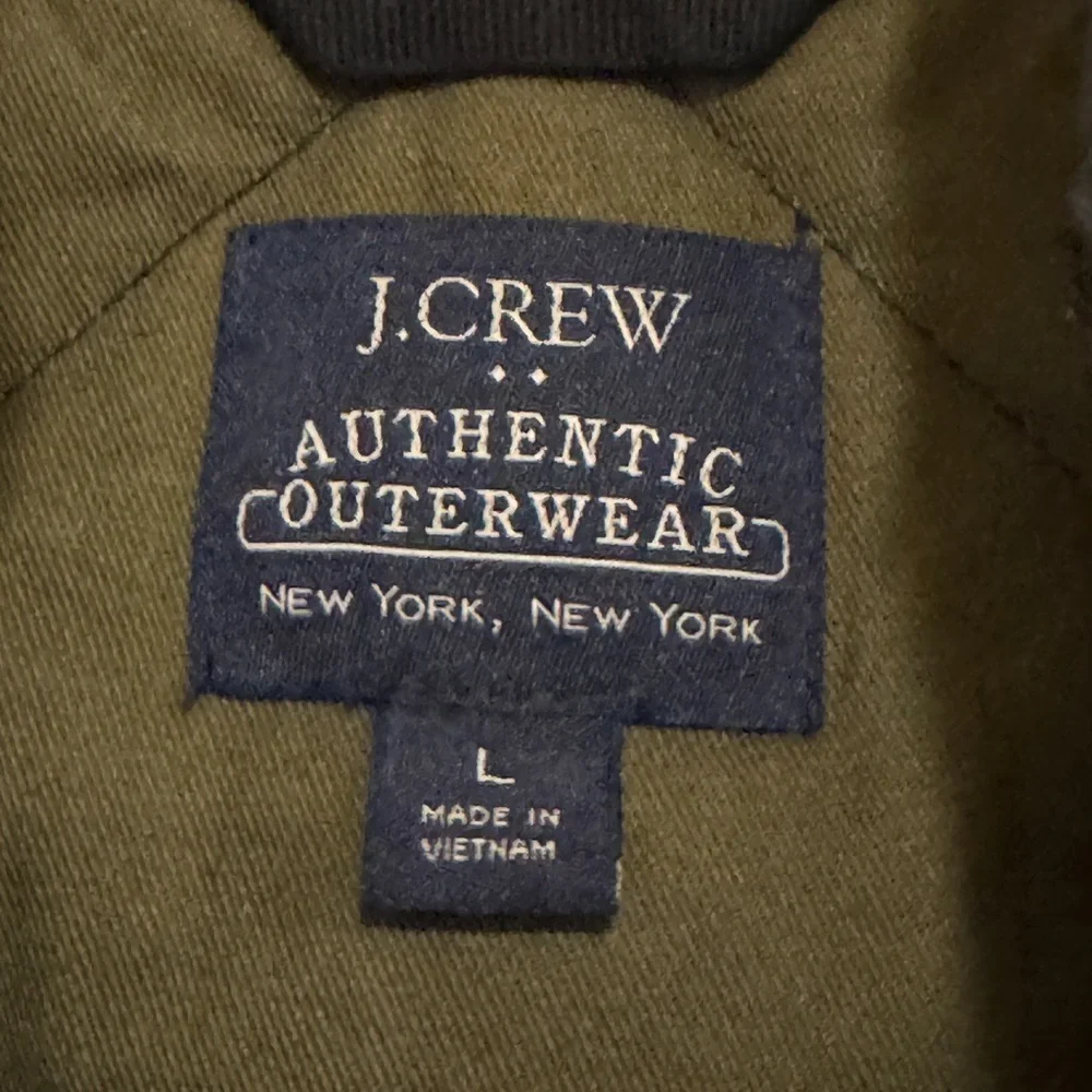 J. Crew black and brown quilted vest​​​​